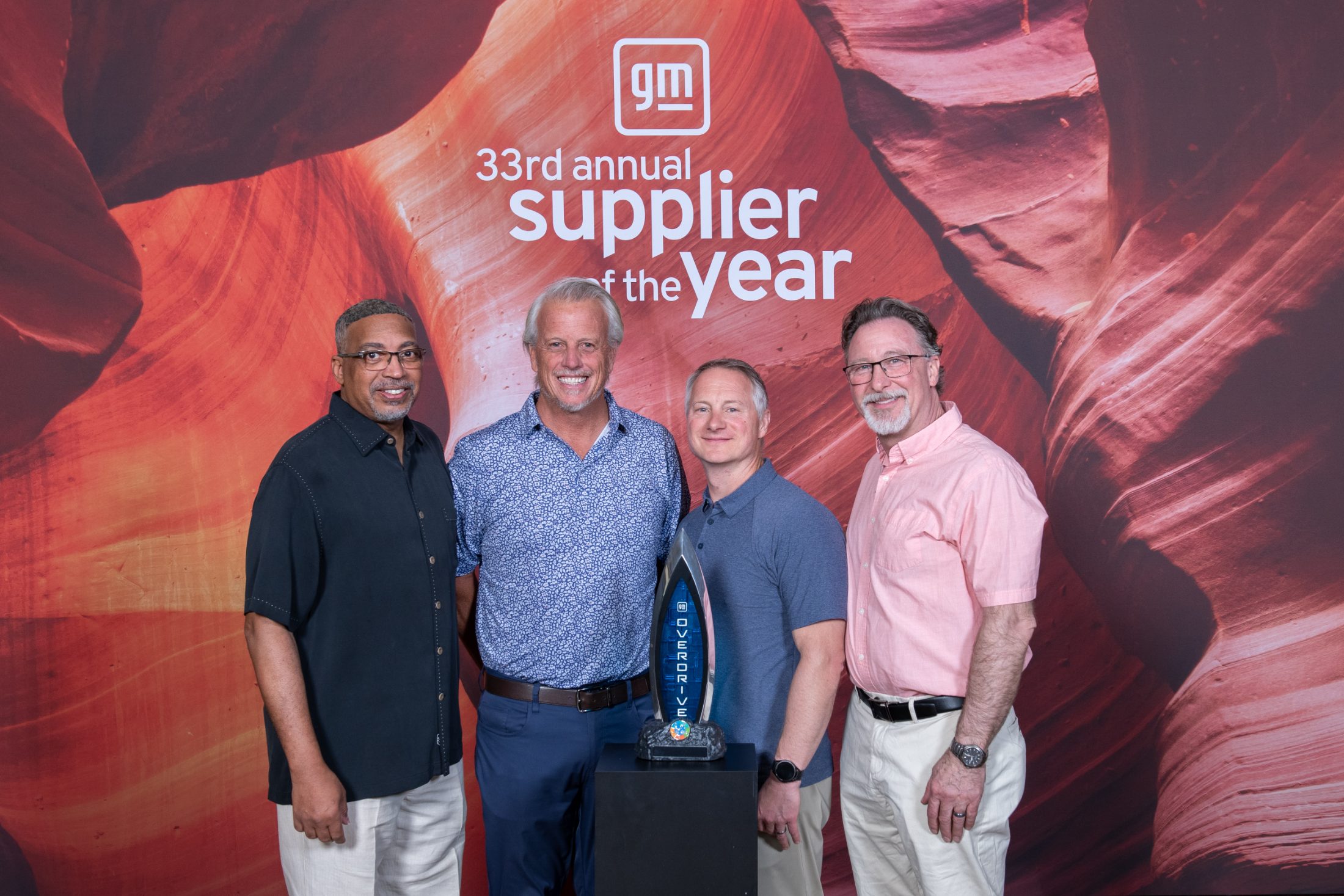 NorthGate team accepting the 2024 GM Overdrive Award